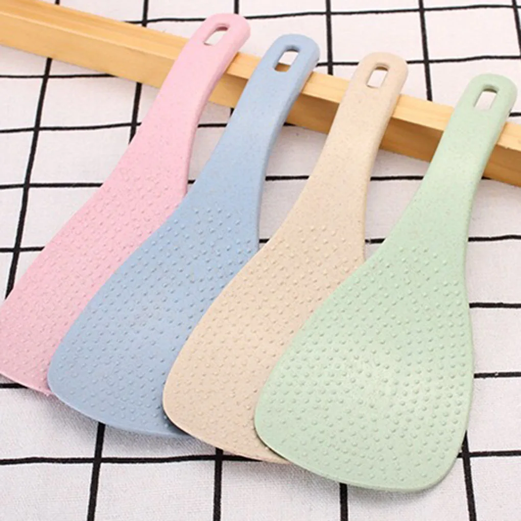 1 шт. простой кухонный ковш не прилипающая ложка для риса еды пшеничная солома