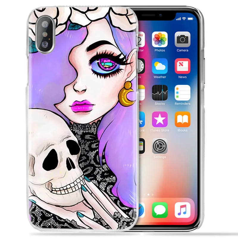 Чехол для iPhone XS Max XR X 10 7S 8 6 6S Plus 5S SE 5 4S 4 5C 11 Прозрачный жесткий пластиковый чехол для телефона
