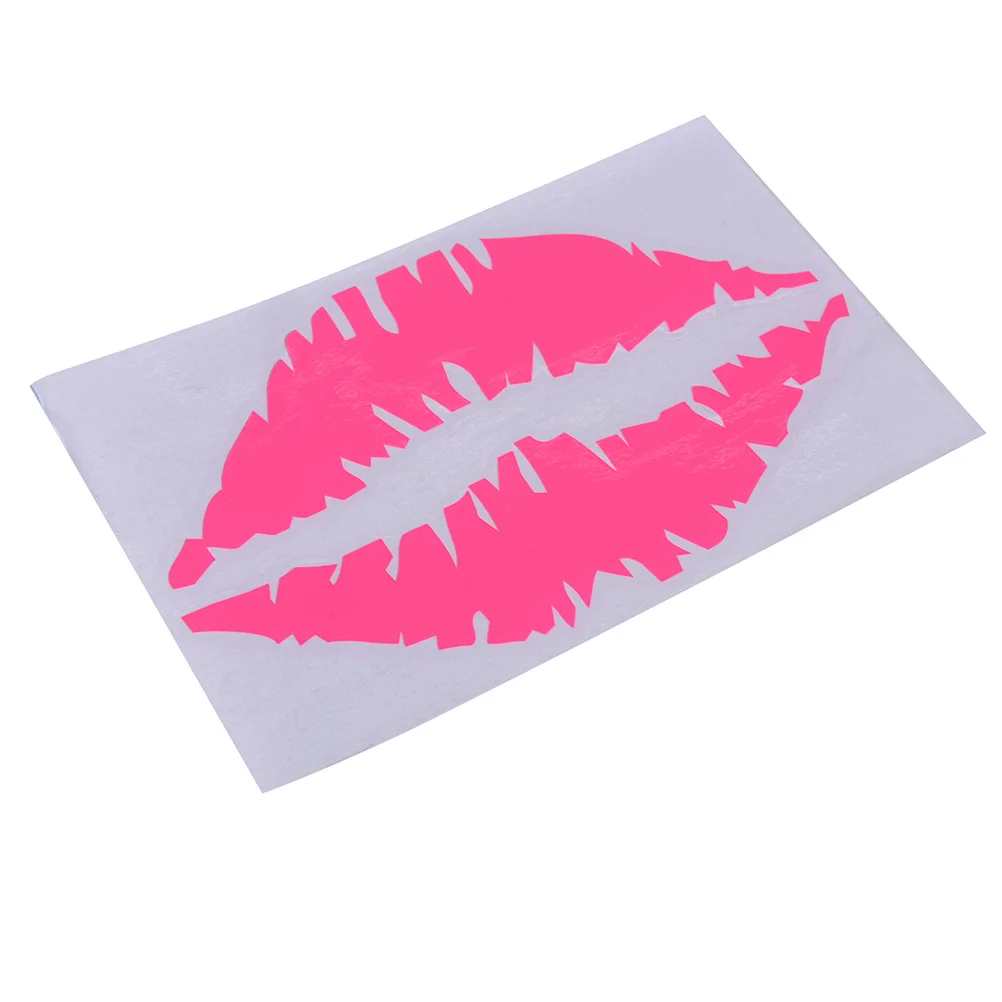 1 шт. пикантные розовые губы автомобиля двигатель Стикеры Декор аксессуар