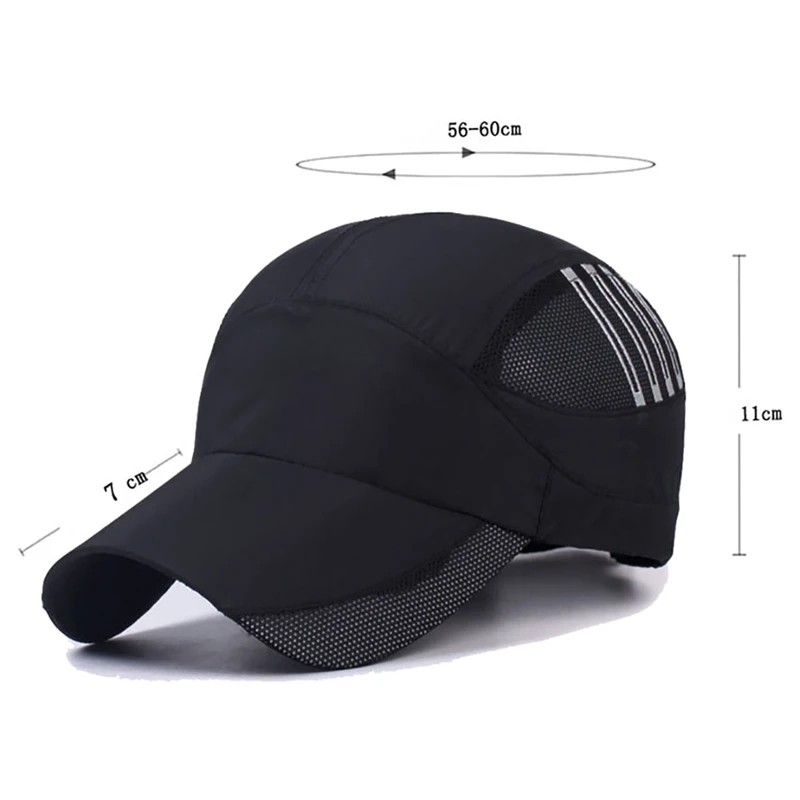 Солнцезащитный козырек Beathable Golf cap быстросохнущая анти-УФ Солнцезащитная шляпа путешествия Туризм Бег Уличный спорт головной убор