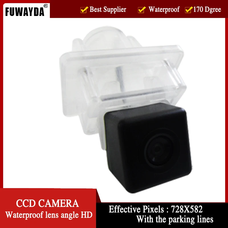 Автомобильное зеркало заднего вида FUWAYDA CCD с камерой направляющей линии для