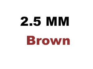 25MM BROWN 100 х термоусадочная трубка для рыбалка на Карпов-термоусадочная трубка для рыбалки-коричневый/темно-зеленый карп рыболовные принадлежности - Цвет: 25MM BROWN