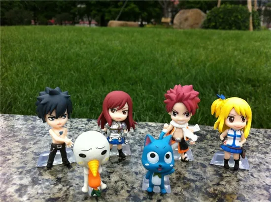 Набор фигурок героев мультфильма Хвост Феи 6 шт.|figure set|action toysfairy tail figure |