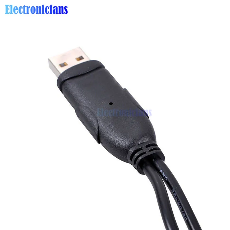 Двойной Штекерный адаптер PS/2 Мама-USB папа для клавиатуры и мыши | Электронные