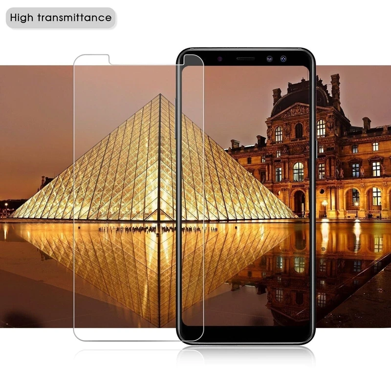 Закаленное стекло 2.5D для Huawei Y3 Y5 Y6 Y7 Prime Y9 2018 защитная пленка экрана прозрачная
