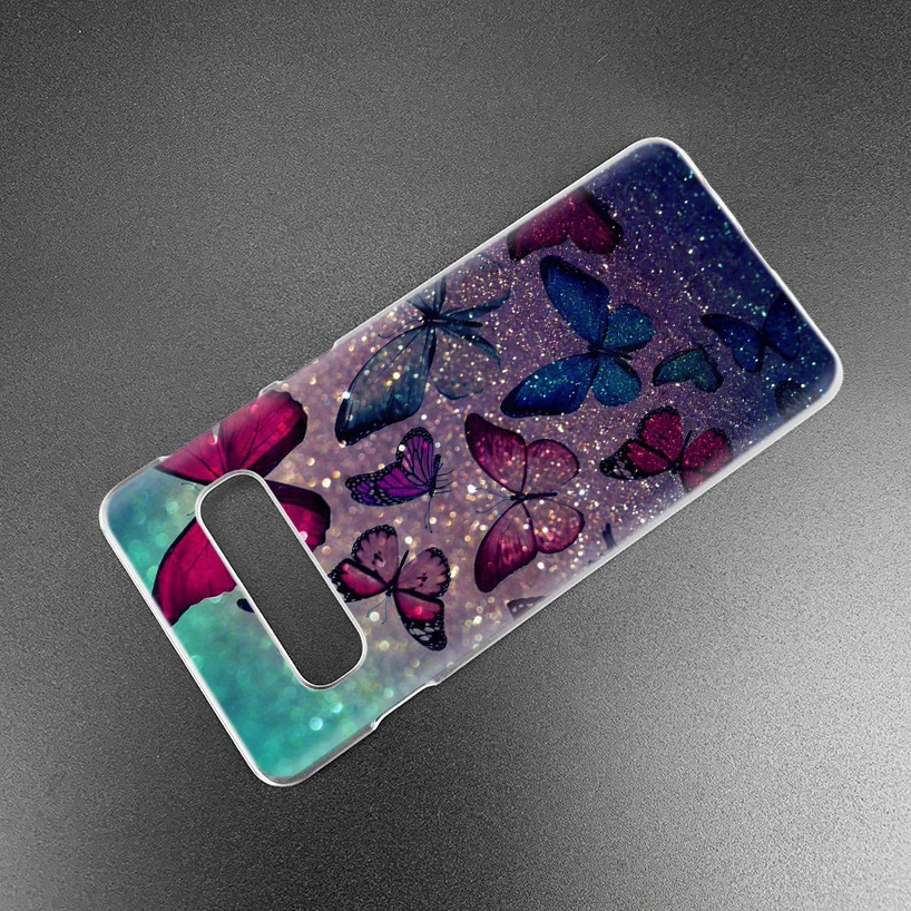 Бабочка цветок чехол с мандалой для samsung Galaxy S10 5G S10e S9 S8 M30 M20 M10 J4 J6 плюс J8 Note 8 9 прозрачный чехол для телефона из прочного поликарбоната C