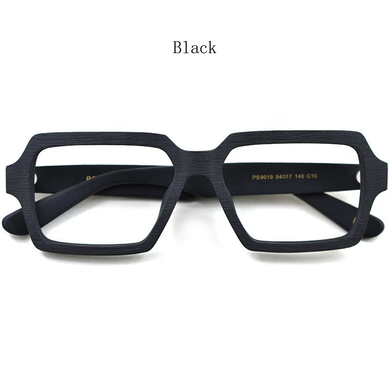 Wood Black Posesion деревянные мужские и женские оправы для очков квадратные негабаритные оптические оправы для глаз по рецепту для мужчин oculos de grau - Цвет оправы: Wood Black