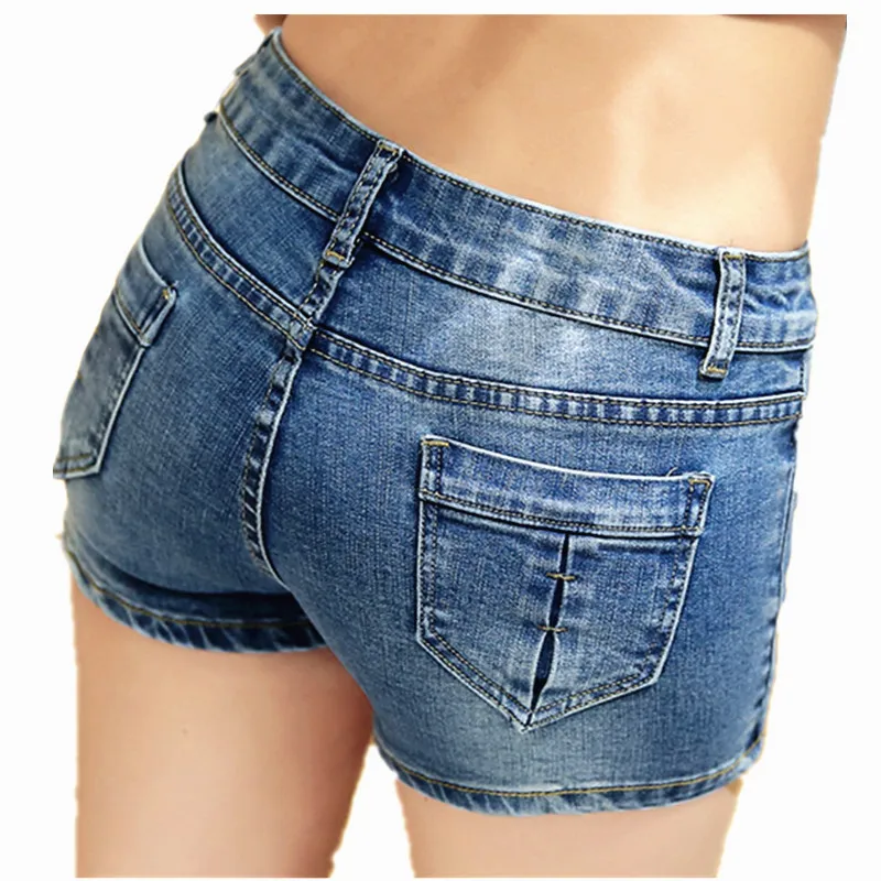 Woman Fashion Cool Ripped Fringe Blue Denim Shorts Women Casual Pocket Jeans Skirt Shorts Summer Girl Hot Sexy Shorts