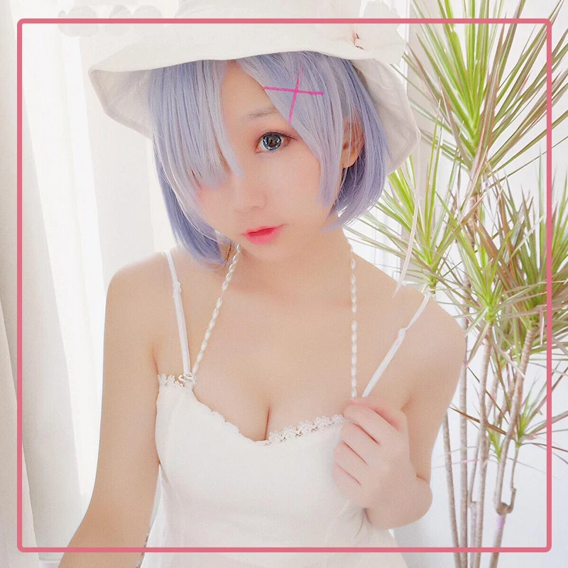 Белое платье для косплея Ram Rem из аниме RE: ZERO Start Life in other World| |