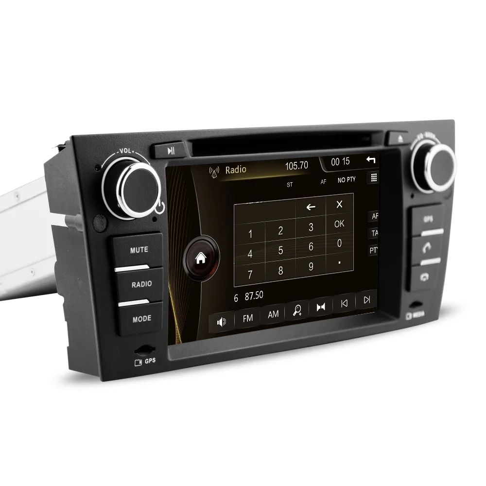 Eunavi 7 ''HD автомобильный DVD плеер GPS Navi Стерео для BMW 3 серии 325i/330i/335i E90 E91 E92 E93 Руль