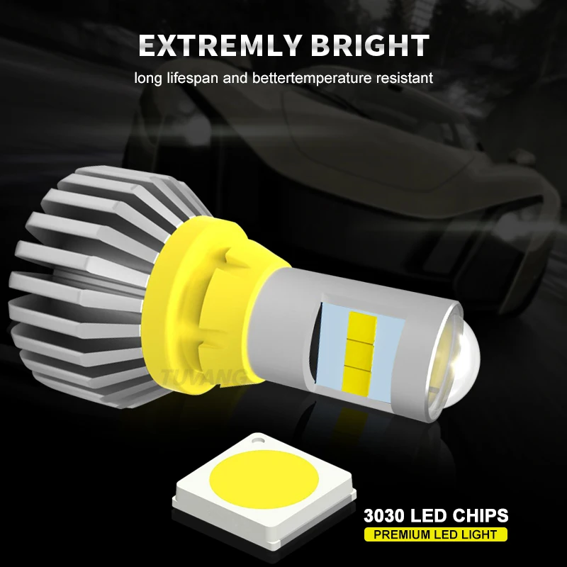 2x1156 BA15S 7440 W21W T15 W16W 921 912 Canbus 3030 чип Автомобильный светодиодный обратный светильник Резервное копирование лампы Хвост заднего Автомобильные стояночные огни 6000 К белый свет