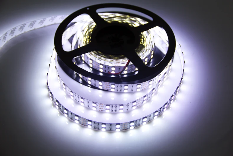 5 м 600 светодиодный s двухрядный 5050 SMD RGB 120 светодиодный/м не водонепроницаемая