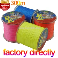 braided fishing line 300m super strong japanese multifilament polyethylene fiber pe braid fishing line 10lb 100lb