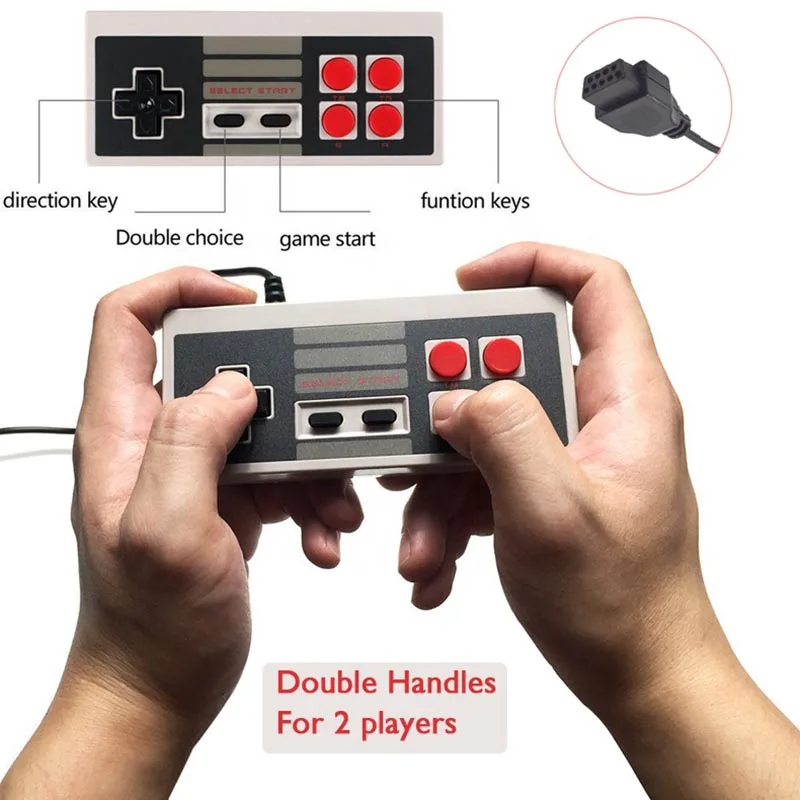 Мини Классические ТВ игровые консоли 8 бит Ретро видео игровая консоль NES встроенные 621 игры HDMI порт портативный игровой плеер отдых