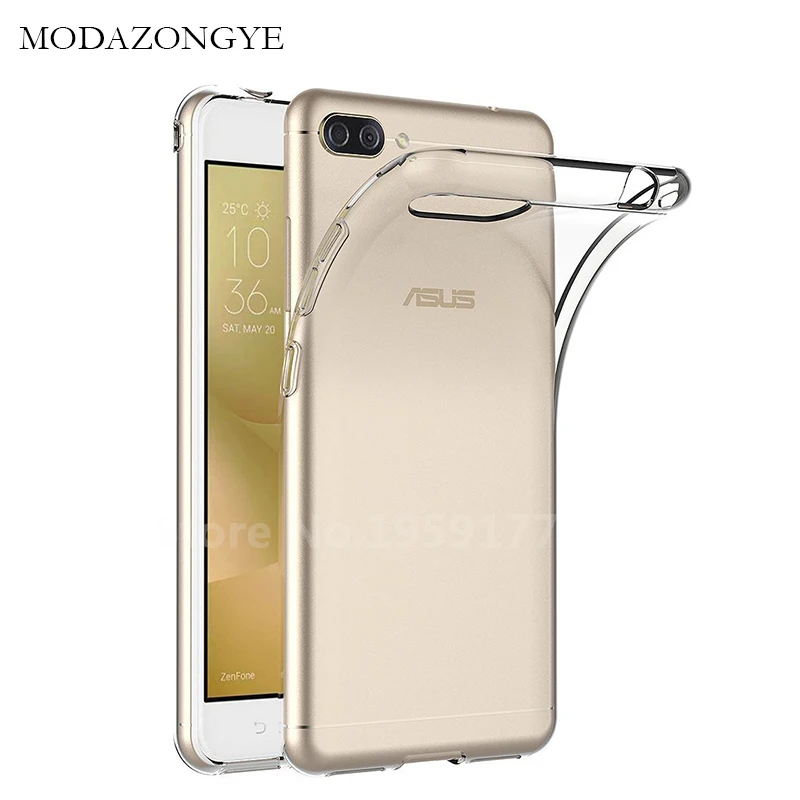 Мягкий прозрачный чехол Asus Zenfone 4 Max ZC520KL силиконовая задняя крышка для телефона ZC
