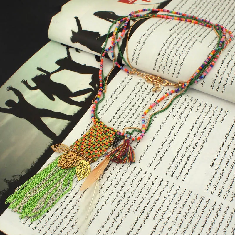 Очаровательные эффектные ювелирные изделия ручной работы MANILAI для женщин модная