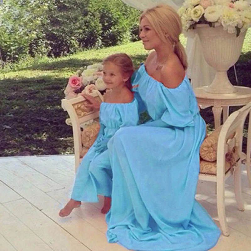 Мама и я одинаковые платья для мамы дочки одежда платье родителей детей familylook|mom