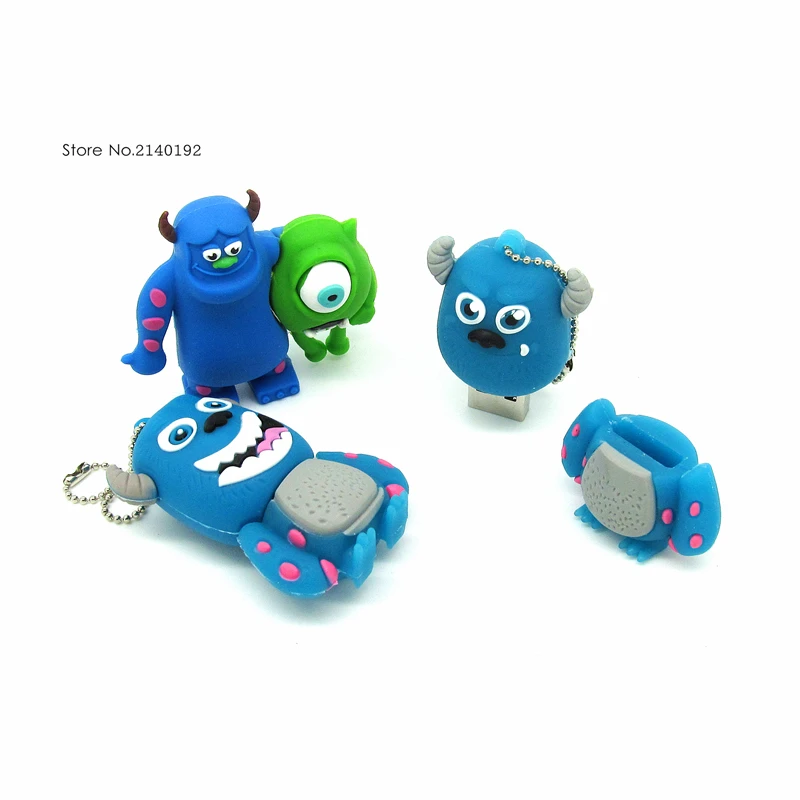 Три коровы с принтом Monsters University карту флэш памяти интерфейсом usb Флеш накопитель