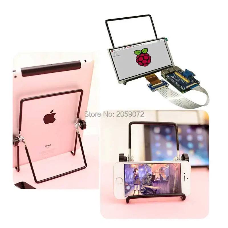 Держатель Raspberry PI для ЖК дисплея подставка 5 дюймов 7 10 1 дюйма телефона ipad железная