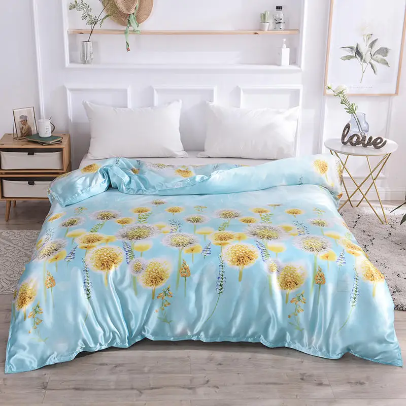 Type 2 Bonenjoy 1 шт. полосатый пододеяльник queen King size сатиновый Шелковый пододеяльник клетчатый полосатый сатиновый пододеяльник для дома спальни - Цвет: Type 2