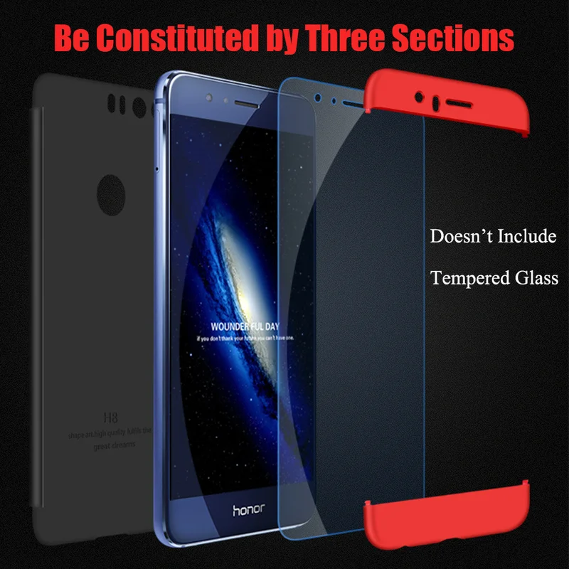 Original Hard Case For Huawei Honor 8 Lite 8pro P8 P9 Nova Armor Cover 360 Full Protector Phone Cases for huwei honorv9 v 9 |
