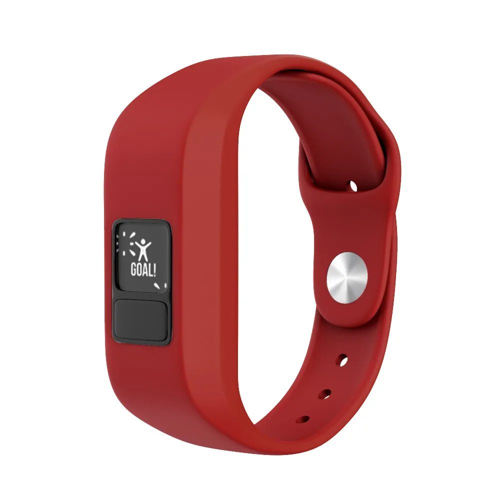Мягкий силиконовый сменный Браслет для Garmin Vivofit Jr спортивный браслет ремешок для наручных часов Прямая l1023#2