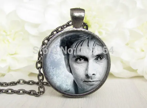 Черная и белая цепочка в стиле стимпанк новинка dr. doctor who David Tennant ожерелье 1 шт./лот