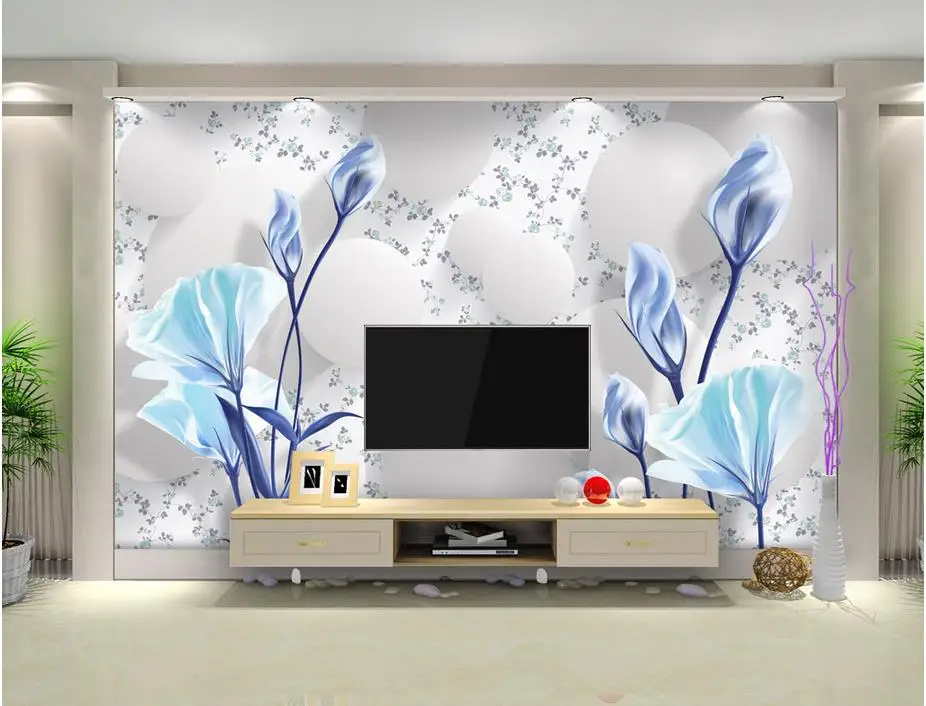 Украшение дома 3d обои с изображением фрески для гостиная простой элегантный