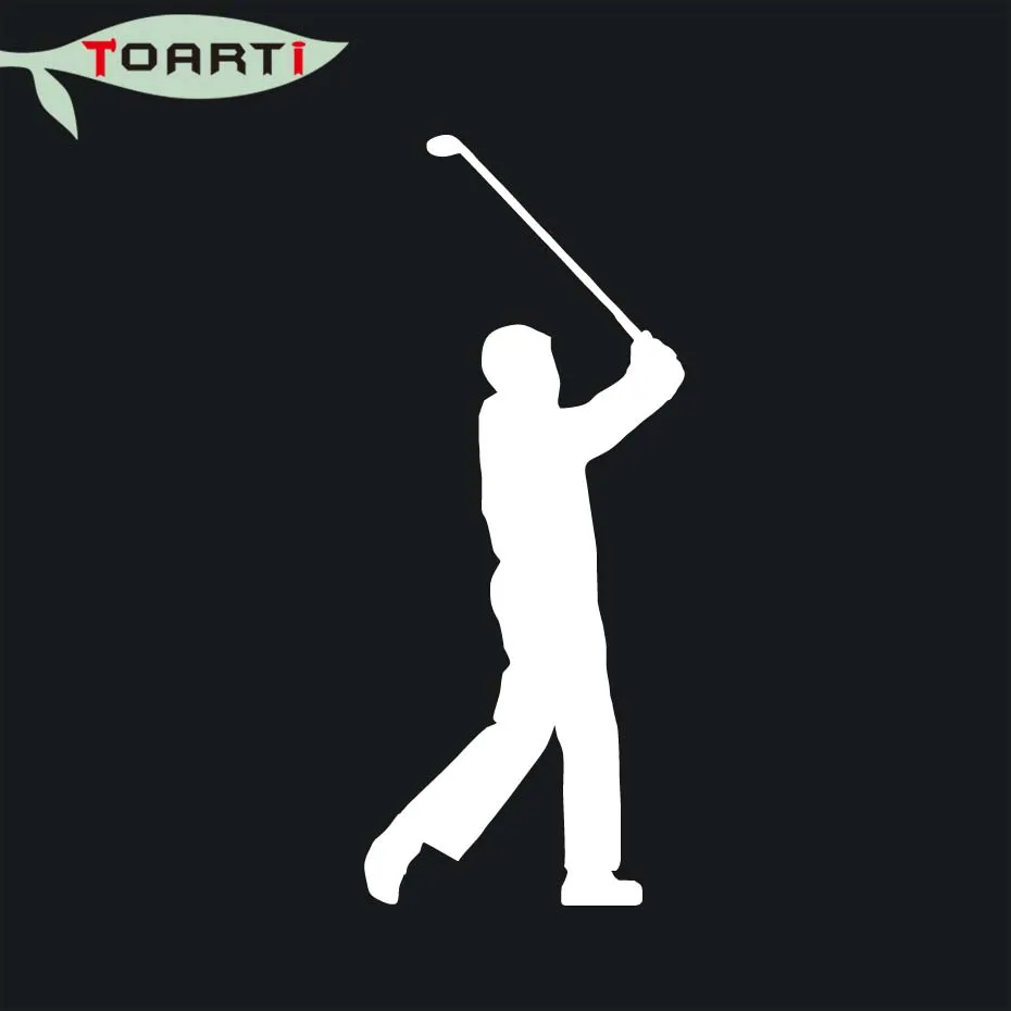 Golfer Golf Swing виниловая наклейка на автомобиль окно грузовика бампер Декор Съемный