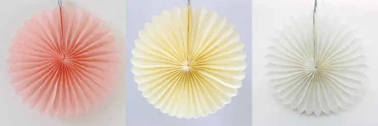 10 см " веера из папиросной бумаги Pinwheels Висячие бумажные цветы DIY ремесла для детского душа Свадебная вечеринка День рождения фестиваль украшения
