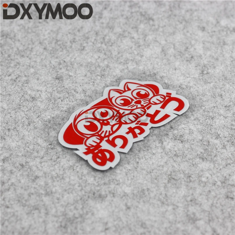 Виниловые наклейки для автомобиля Japan JDM Cat Racing Lucky на окна животных|Наклейки