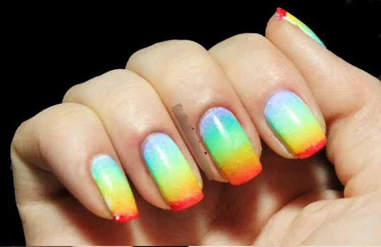 8 шт. мягкая губка для ногтей|sponge for nail|nail art toolsnail sponges color |