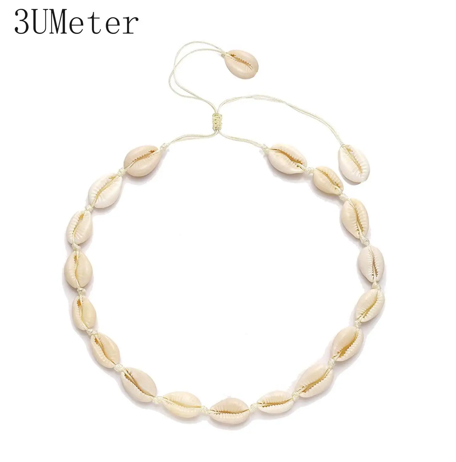 3UMeter 2019 новая раковина Каури колье ожерелье для женщин Seashell Strand браслеты Летние