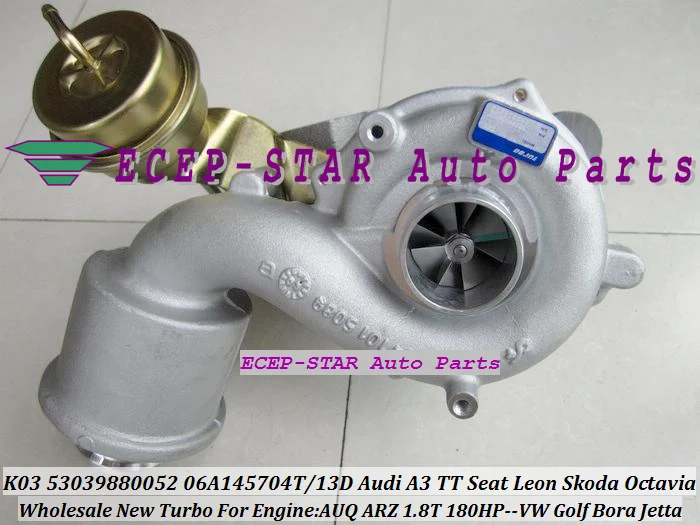 Турбо для AUDI A3 TT Leon турбо Volkswagen VW Golf Bora AWV BKF BNU 1 8l K03 52 53039880052 53039700052 94 53039880094 06A145704T|turbo
