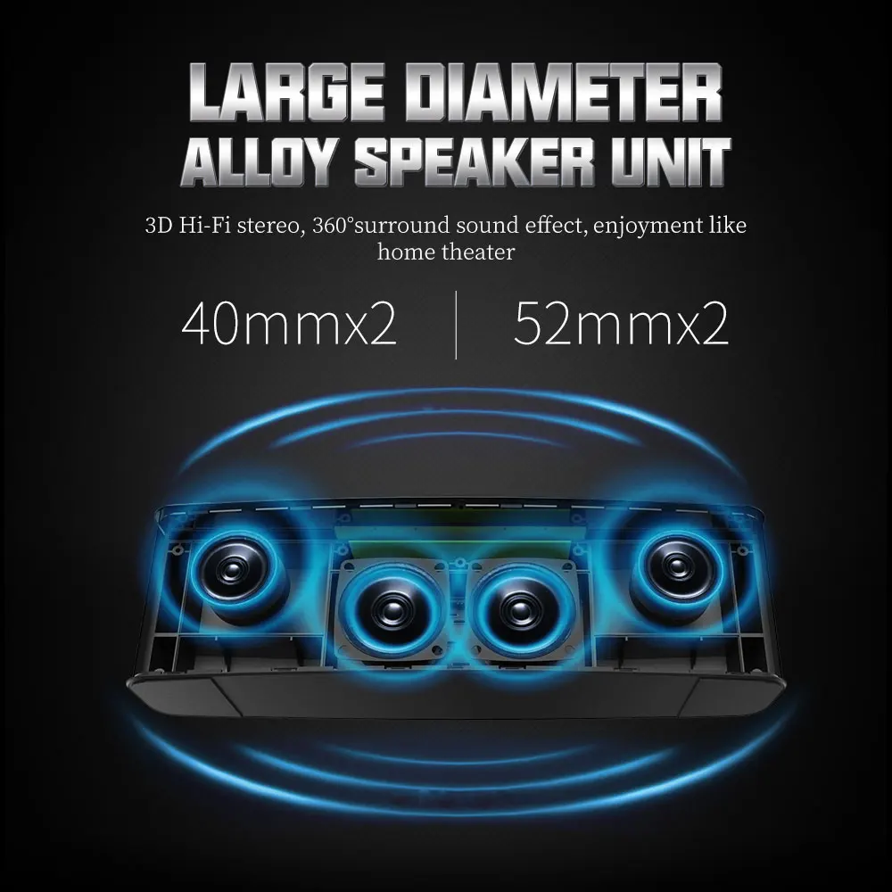 ZEALOT S12 Bluetooth динамик жесткое управление беспроводные портативные колонки Система домашнего кинотеатра для спорта или вечерние музыкальный плеер для улицы