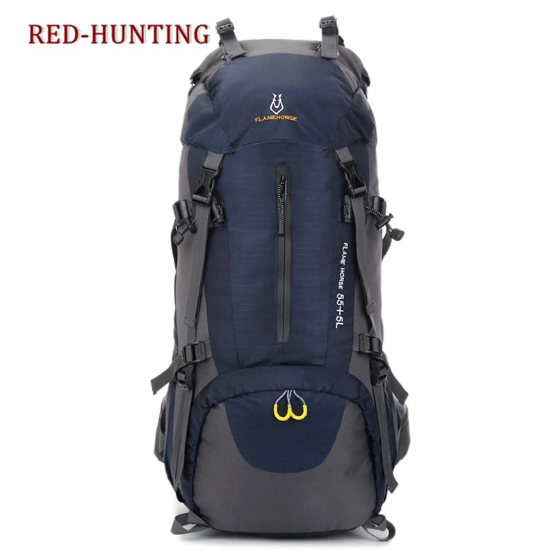 

60L Traveling Camping Hiking Backpacks Heavy Duty Bag Outdoor Travel Backpacks Climbing Bag 6 Color