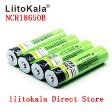 LiitoKala 18650 3400mAh аккумулятор 3,7 V литий-ионный аккумулятор 18650B18650 3400 NCR18650B