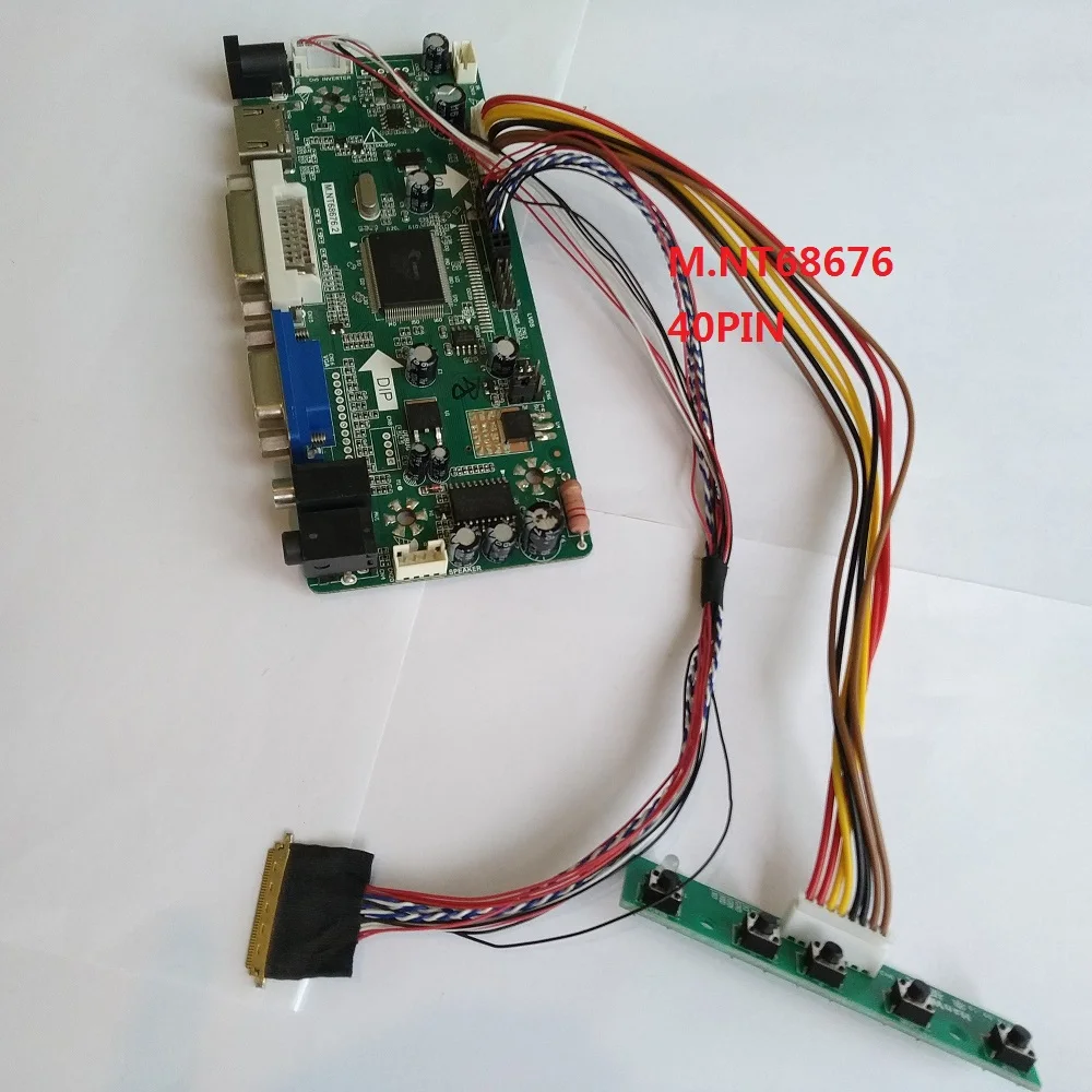 

Комплект для контроллера B140XW01 V8/V0/V1/V2/V3/V5/V6/V7/V9/VB, панель экрана DVI HDMI, совместимая с аудиосистемой, ЖК-дисплей со светодиодной подсветкой 14 дюй...