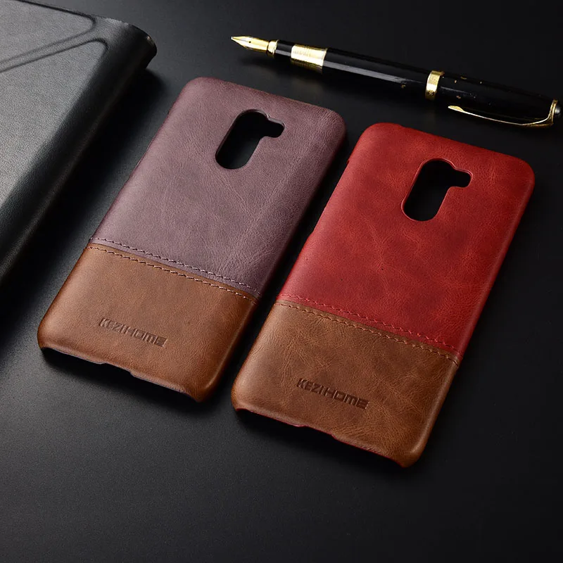 Чехол для телефона Xiaomi POCOPHONE F1 POCO KEZiHOME роскошный Твердый чехол из натуральной
