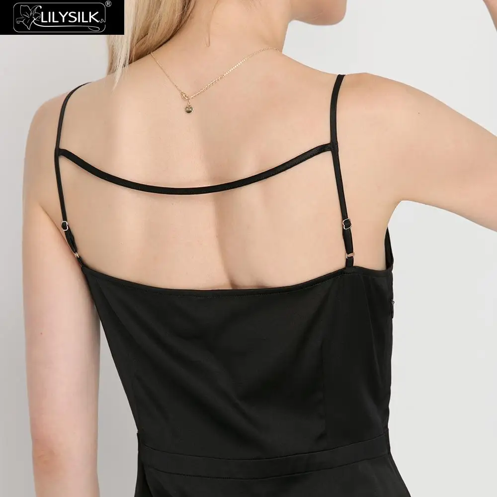 LILYSILK платье для женщин шелк Эластичный 19 мм Cami дамы Бесплатная доставка