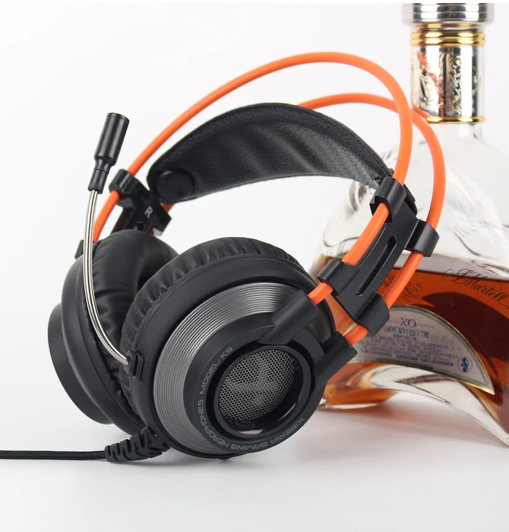 XIBERIA K9 Виртуальная 7,1 Звуковая игровая гарнитура casque лучшие PC Gamer USB стерео бас наушники с микрофоном для игры Cumputer