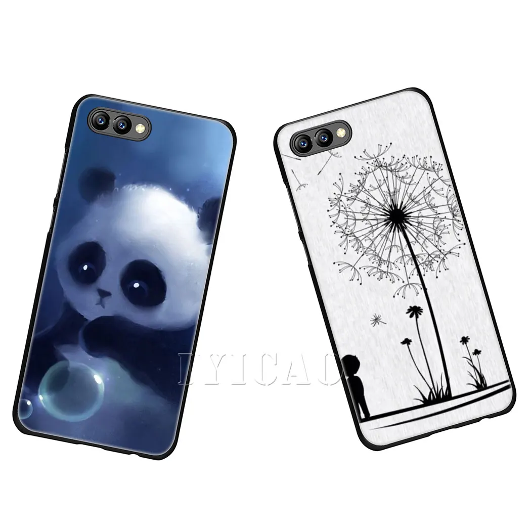 IYICAO Lovely refined rabbit Cat Soft Phone Case for Huawei Honor 6A 7A 9X 20 Pro 7C 7X 8 9 10 Lite 8X 8C Note View |