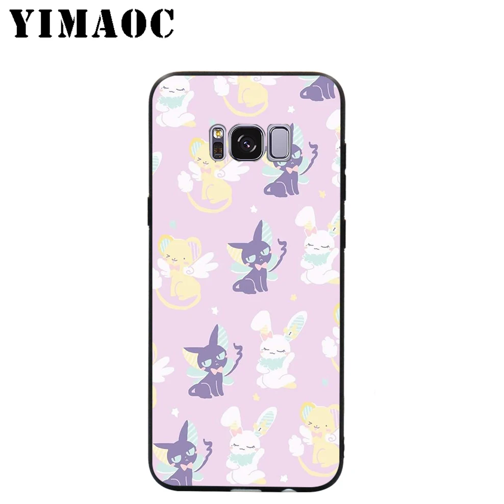 YIMAOC Cardcaptor Sakura Soft Case for Samsung Galaxy S10 S10e S9 S8 A6 Plus S7 S6 Edge A7 A5 A3 J6 Note 9 8 |