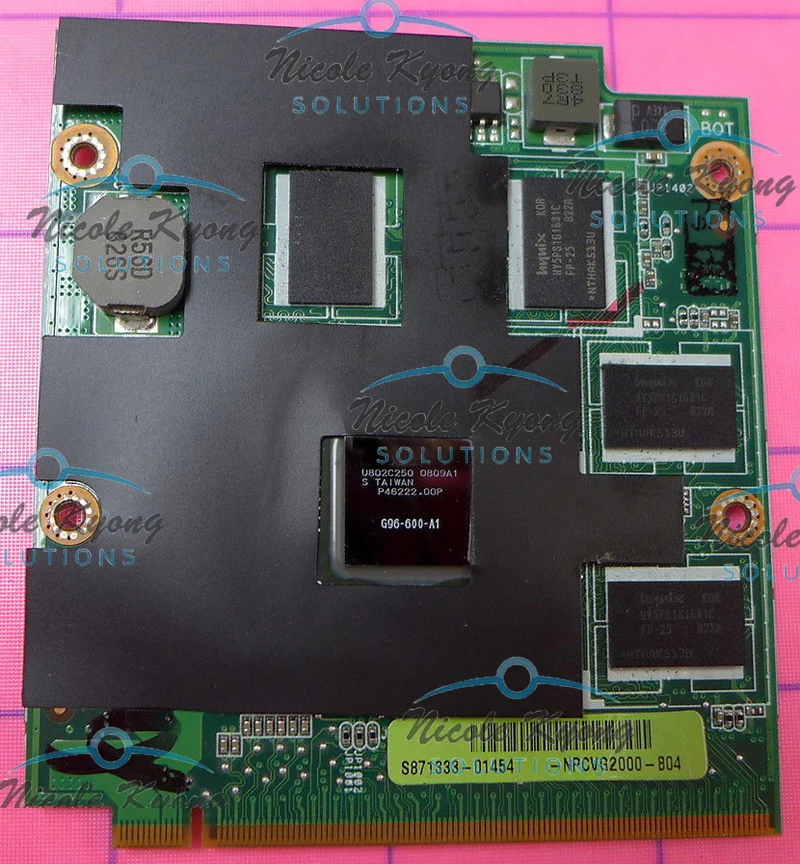 Видеокарта NPCVG2000 M50V 9PGE2 08G2015MM20Q 08G2015MM20i 9600M 9600MGS DDR2 1G VGA для ASUS M50VM N80Vm X83|asus ddr2|card cardasus