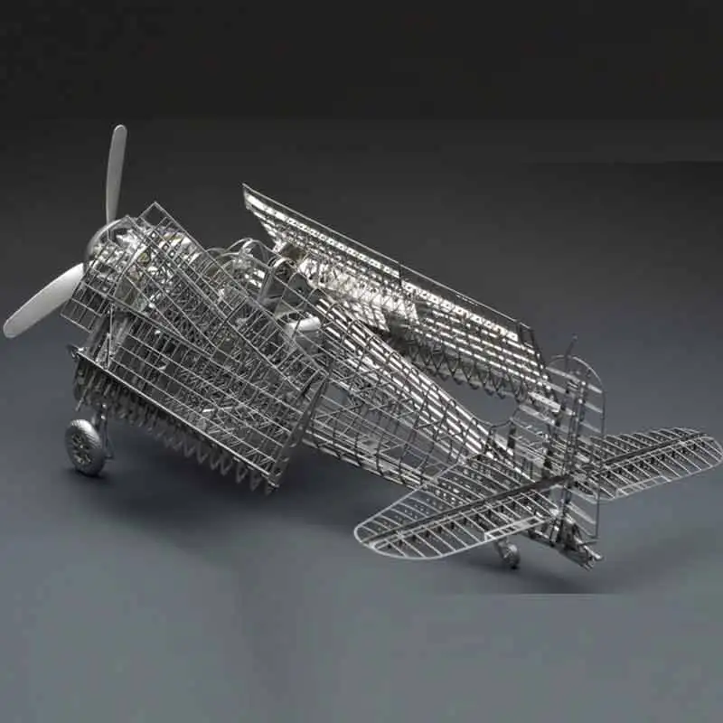 Сборка самолета из цельнометаллического сплава модель 1/48 F6F-5 ад Кот истребитель