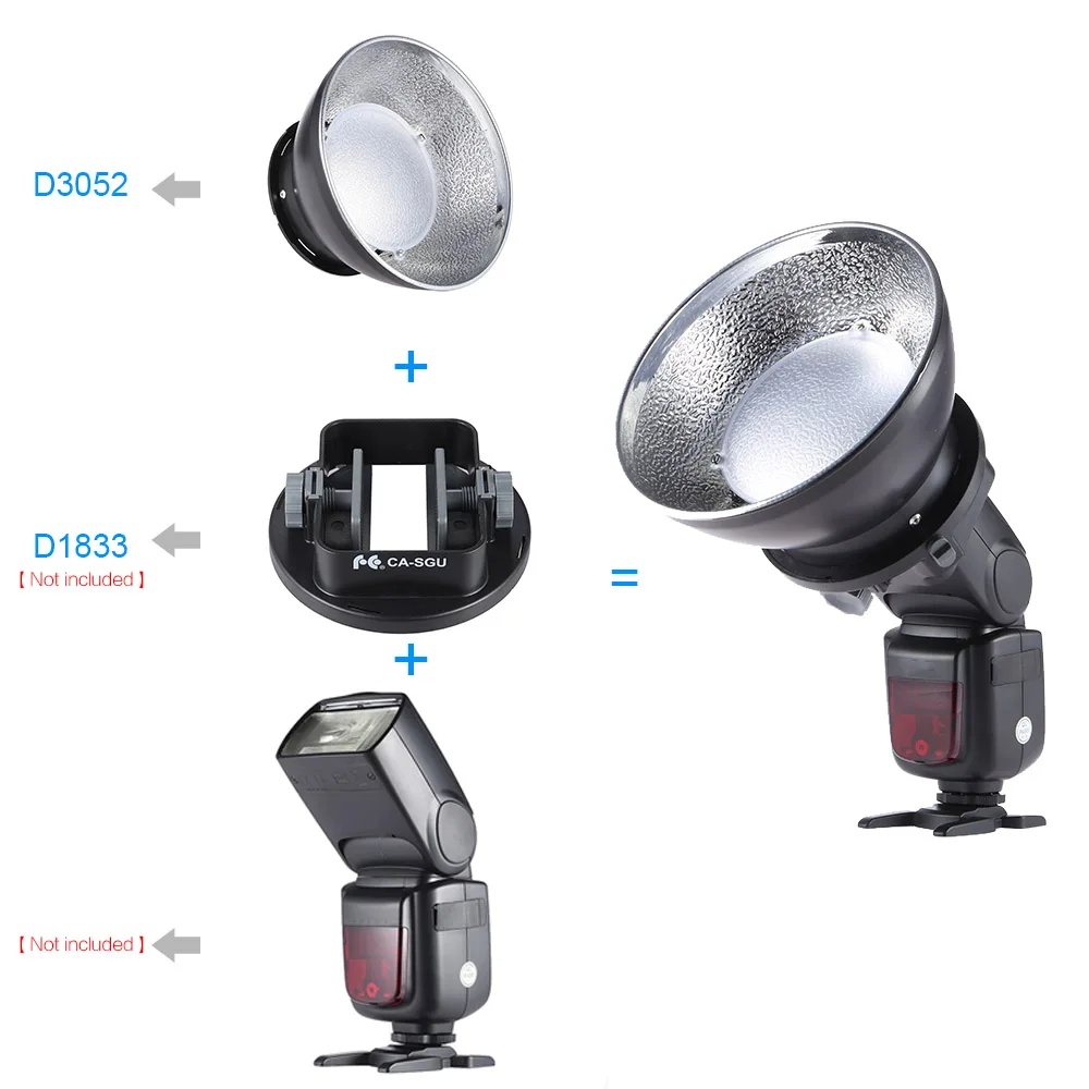Andoer телефон диаметром 17 см/6 7 дюйма ламповый навес Speedlite Красивая тарелка