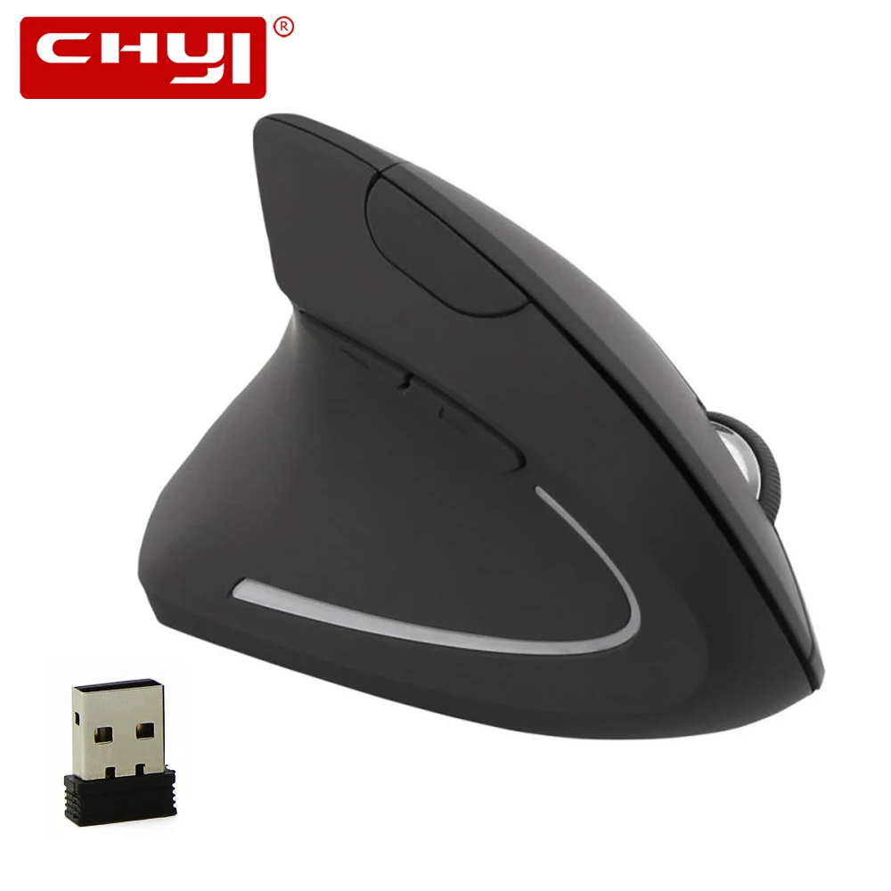 Left Hand Vertical Wireless Mouse 2.4GHz Ergonomic 800-1200-1600 DPI Adjustable Optical Six Buttons For Laptop PC
Left Hand Vertical Wireless Mouse 2.4GHz Ergonomic 800-1200-1600 DPI Adjustable Optical Six Buttons For Laptop PC