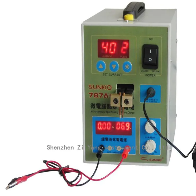 

Lithium battery Spot welding LED Pulse 18650 Battery Spot welder Battery Capability Charger micro battery welding