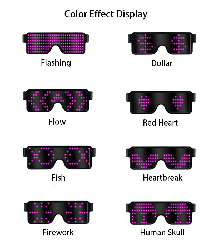 Горячая Распродажа быстрая вспышка Led Rave очки для вечеринок многофункциональные