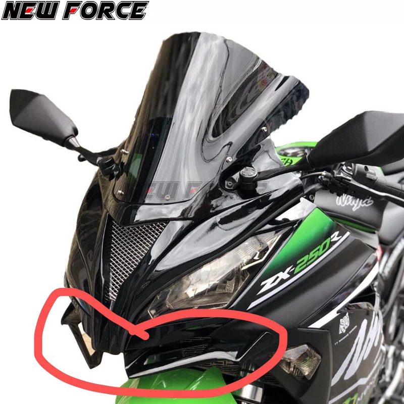 Передний обтекатель для мотоцикла пневматический защитный кожух крыла Kawasaki Ninja250